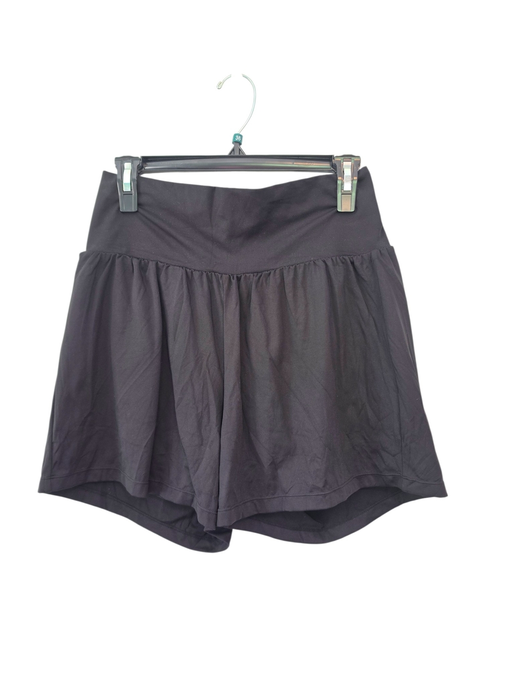 Halara SoftlyZero Airy Black Shorts Size Large Long NWT